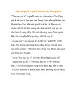 Thọ mai gia lễ là gia lễ nước ta hay Trung Quốc pptx