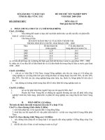 Đề thi thử TN Địa Lý - Đề 3