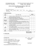 Bảng đánh giá xếp loại giờ dạy trên lớp-THPT