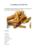 Lạ miệng với cà tím rán doc