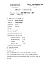 ĐỀ CƯƠNG CHI TIẾT MÔN HỌC - XẾP DỠ HÀNG HÓA potx