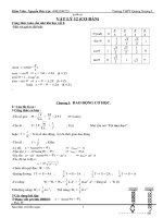 các công thức vật lí 12 CB