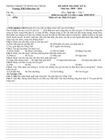 Đề kiểm tra Học kỳ II Ngữ văn 7