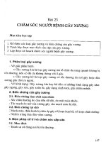 Giáo trình điều dưỡng ngoại khoa (Bài 23) doc