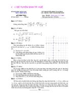 Đê TS10-TP Huế từ 2007 đến 2010 (có DA)