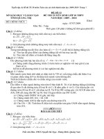 Bài giải chi tiết đề thi TS 10- Quảng Trị-09-10