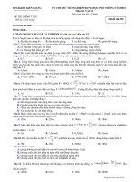 Đề thi số 1 TN-THPT Vật lí 12 Năm 2010