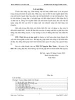 Bài tập lớn: Thiết kế cơ sở sản xuất pdf