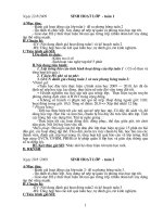 Lop 9-Giao an sinh hoat