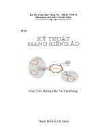 Đồ án an toàn và bảo mật mạng   kỹ thuật mạng riêng ảo VPN