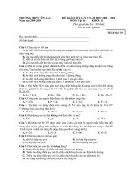 de thi khao sat lan 3 lop 11 _yenlac