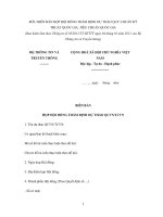 MẪU BIÊN BẢN HỌP HỘI ĐỒNG THẨM ĐỊNH DỰ THẢO QUY CHUẨN KỸ THUẬT QUỐC pptx