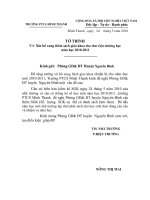 TỜ TRÌNH XIN CẤP PHÁT SGK