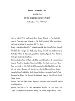 Nhà Tây Sơn CUỘC ÐẠI CHIẾN Ở QUY NHƠN ppt