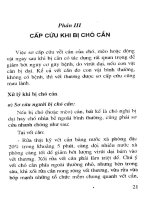 Bài giảng Bệnh dại và phòng dại cho người và chó (Phần 3) doc