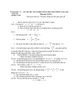 De thi thử của tỉnh Quảng Nam