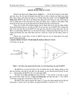 Kỹ thuật mạch điện tử - Chương 3 : Khuếch đại thuật toán ppsx