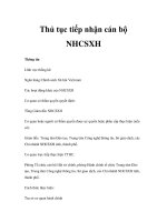 Thủ tục tiếp nhận cán bộ NHCSXH docx