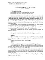 Chương trình lễ bế giảng