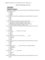 Đề luyện thi - T Anh_2