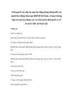Giải quyết trợ cấp tai nạn lao động hàng tháng đối với người lao động tham gia BHXH bắt buộc, trong trường hợp tai nạn lao động xảy ra trên tuyến đường đi và về từ nơi ở đến nơi làm việc pot