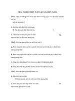 TRẮC NGHIỆM HIỆN TƯỢNG QUANG ĐIỆN NGOÀI docx