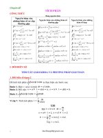 Ôn thi ĐH có Phân dang + Đê thi có lời giải