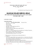 Báo cáo thành tích UBND Huyện khen 2009-2010