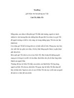 Giới thiệu văn hoá phong tục Việt phần 3 pps