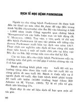 Giáo trình Bệnh Parkinson (Phần 4) ppsx