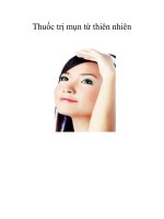 Thuốc trị mụn từ thiên nhiên pdf