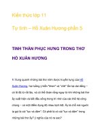 Kiến thức lớp 11 Tự tình – Hồ Xuân Hương-phần 5 docx