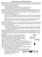 Bài tập tổng hợp về dao động cơ