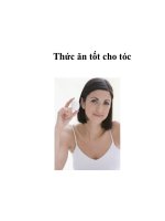 Thức ăn tốt cho tóc pptx