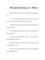 Thế nào là mỡ máu cao? - Phần 2 doc