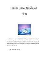 Lão thị - những điều cần biết (kỳ 1) potx