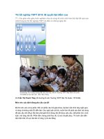 Bí quyết đạt điểm cao trong thi TNPT( 6 môn)