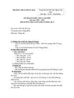 KE HOACH MOT VIEC LAM MOI