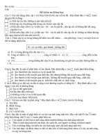 Đề kiểm tra Khoa học