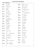 Bài tập tích phân