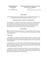 Quyết định Số: 2418/QĐ-BTNMT pptx