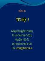 MẢNG TRONG C - CHƯƠNG 8 docx