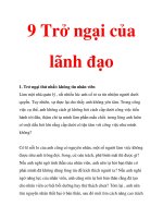 9 Trở ngại của lãnh đạo pot