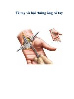 Tê tay và hội chứng ống cổ tay potx