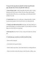 Mười điều phụ nữ mang thai cần biết