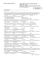 HOA 12-THI THỬ TNTHPT