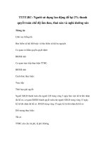 TT3T.BC: Người sử dụng lao động để lại 2% thanh quyết toán chế độ ốm đau, thai sản và nghỉ dưỡng sức docx