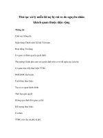 Thủ tục xử lý miễn lãi nợ bị rủi ro do nguyên nhân khách quan thuộc diện rộng docx