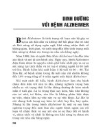 Dinh dưỡng với bệnh Alzheimer ppt