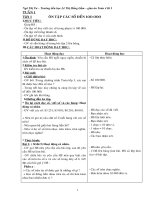 GIÁO ÁN TOÁN 4 - HỌC KÌ I